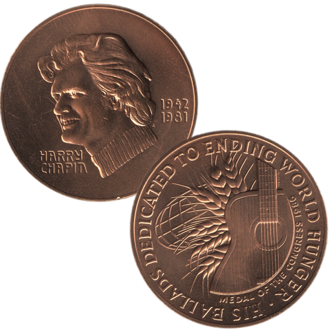 Harry Chapin Bronze medal 