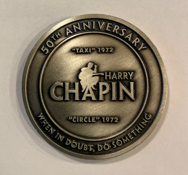 HARRY CHAPIN SILVER COIN COMMEMORATING HIS 80th BIRTHDAY – Harry Chapin
