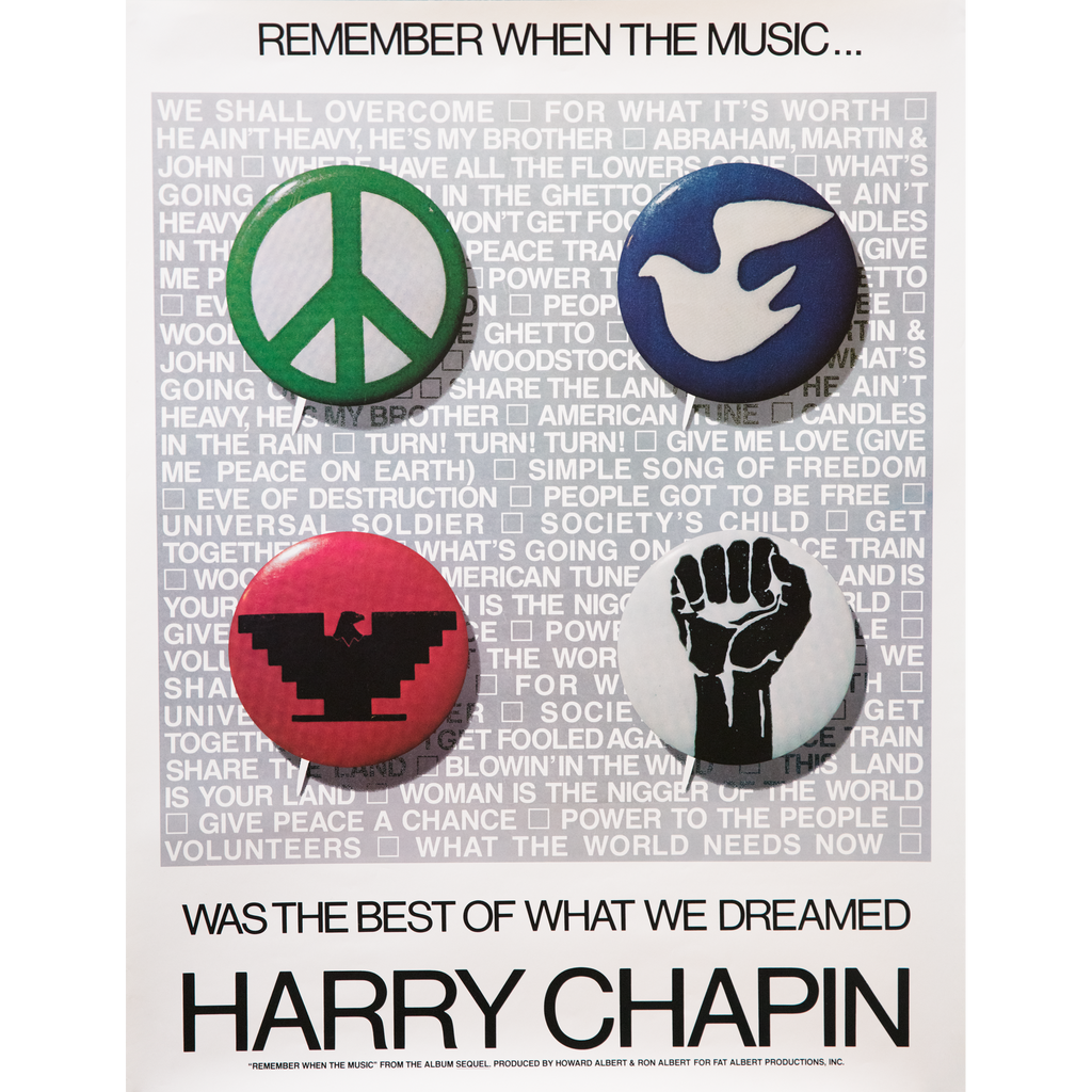Remember When the Music Harry Chapin poster