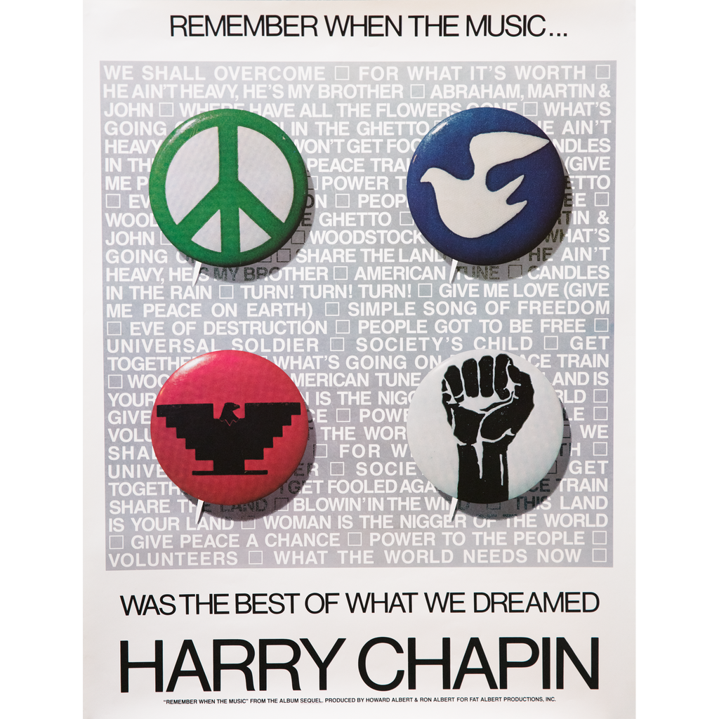 Remember When the Music Harry Chapin poster 