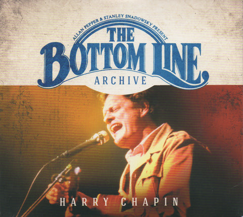 Harry Chapin The Bottome Line Archival 3 CD disc set 