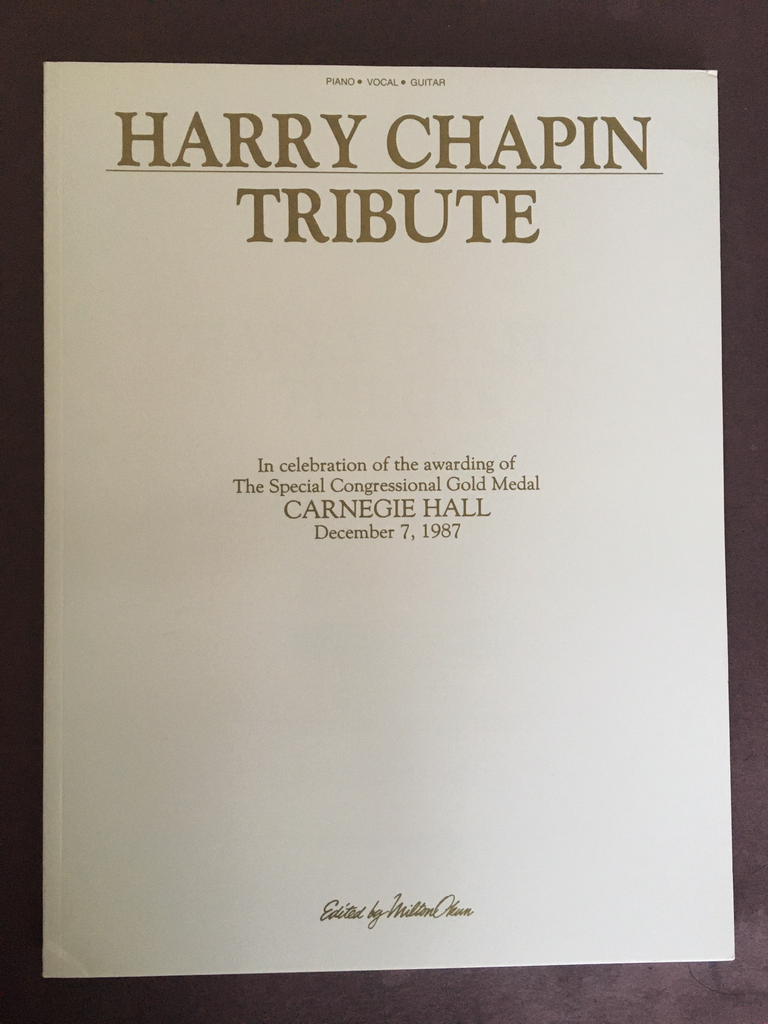 Harry Chapin Tribute song book 